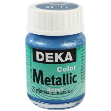 Rayher.	 Akrilna barva Deka ColorMetallic 25 ml azurno modra
