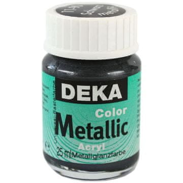 Rayher.	 Akrilna barva Deka ColorMetallic 25 ml črna