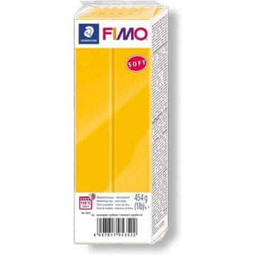 Rayher.	 FIMO Soft polimerna masa 16, rumena 454g