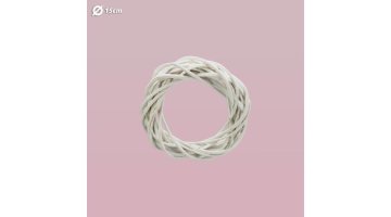 Rayher.	 Venec pleten, bel, 15cm