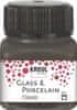 Rayher.	 Barva za porcelan in steklo, 20ml, temno rjava, pokrivna