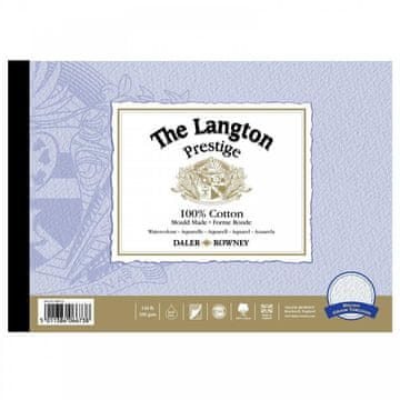 Daler Rowney Blok akvarelni Langton Presige 25,4x17,8 cm, 300g, 12 listni