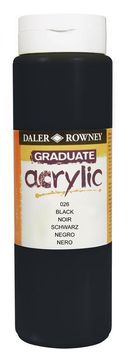 Daler Rowney Akrilna barva Graduate 500 ml Black