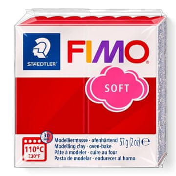 Rayher.	 FIMO Soft 57g, 2P Xmas red