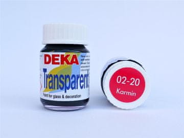 Rayher.	 DEKA Transparent 25 ml karmin rdeča