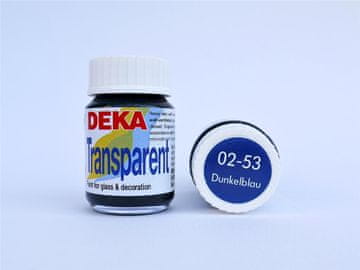 Rayher.	 DEKA Transparent 25 ml t. modra