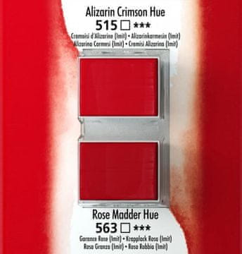 Daler Rowney Akvarelna barva Aquafine set 2 alizarin crimson/rose madder