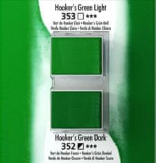 Daler Rowney Akvarelna barva Aquafine set 2 hookers green light/hookers g