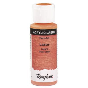 Rayher.	 Barvna lazura za les, oranžna, 59ml