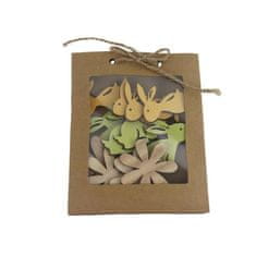 Rayher.	 Velikonočni okraski, leseni, set 12