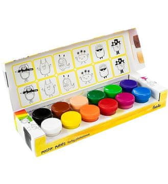 Rayher.	 Tempera barve v lončku, 12 x 20 ml