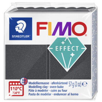 Rayher.	 FIMO Effect Metallic 57g, 91 steel gray