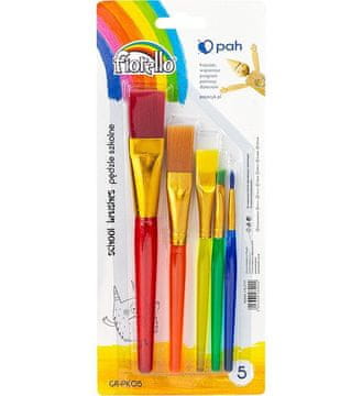 Rayher.	 Čopiči, set 5, šolski