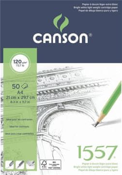 Rayher.	 Skicirka Canson 1557 A4 120 g, 50 listna