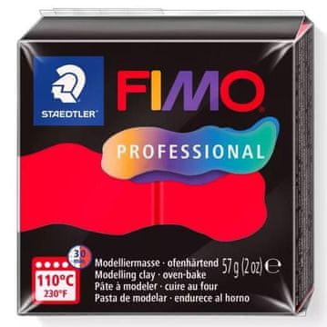 Rayher.	 FIMO Professional 57g, 200 true red