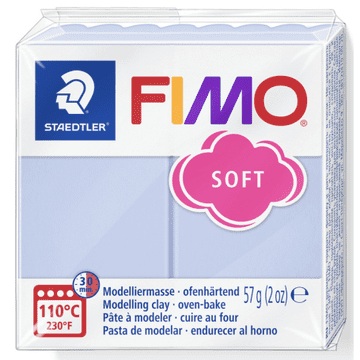 Rayher.	 FIMO Soft 57g, T31 serenity blue
