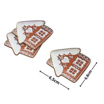Rayher.	 Leseni okrasek Hiške, set 3