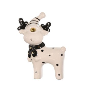 Rayher.	 Jelenček z zlatim noskom, 8cm