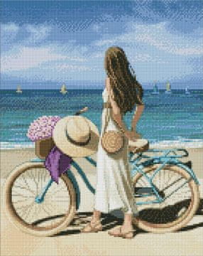 Rayher.	 Diamantni mozaik, Sea coast, 40x50 cm