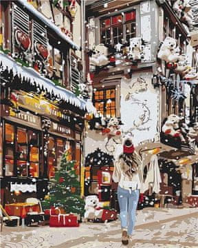 Rayher.	 Slikanje po številkah, Walking the New York, 40x50 cm