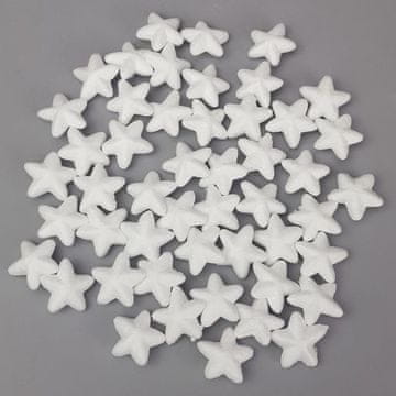 Rayher.	 Stiropor zvezdice, 3cm, set 50