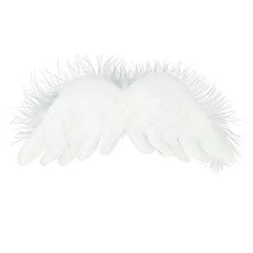 Rayher.	 Angelska krila, tekstil, 18 cm, bela
