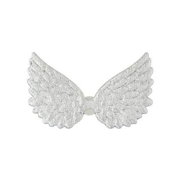 Rayher.	 Angelska krila iz tekstila, 6,5 cm, srebrna