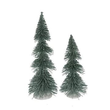 Rayher.	 Smreki z zasneženimi podstavki, 20+14.5cm, set 2