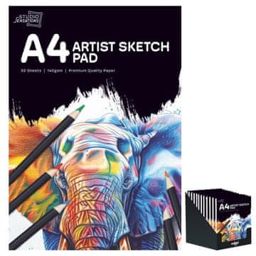 Rayher.	 Skicirka A4, 30-listna, 140gsm