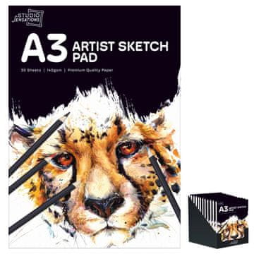 Rayher.	 Skicirka A3, 30-listna, 140gsm