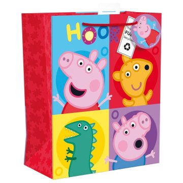 Rayher.	 Darilna vrečka 35x27cm, Pujsa pepa