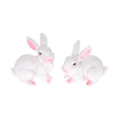 Rayher.	 Zajček, bel, 4cm, set 2