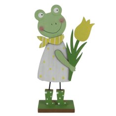 Rayher.	 Žabica z rožico 23cm