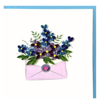 Rayher.	 Voščilnica Petit Petales, Cvetje + kuverta