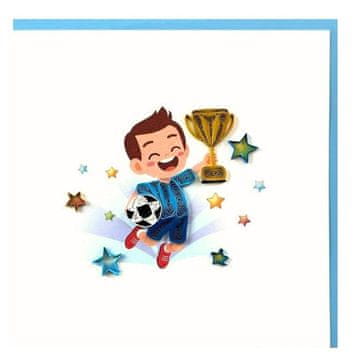 Rayher.	 Voščilnica Petit Petales, Nogomet + kuverta