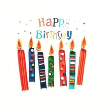 Rayher.	 Voščilnica Petit Petales, Rojstnodnevne svečke+ kuverta