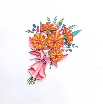 Rayher.	 Voščilnica Petit Petales, Šopek + kuverta