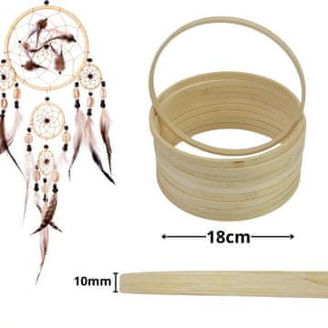 Rayher.	 Obroč bambus, 18cm