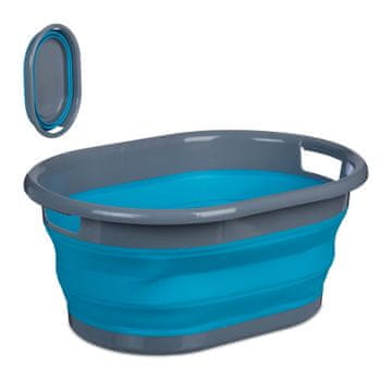 Northix Zložljiva košara za perilo 21 L iz trpežne plastike za enostavno shranjevanje