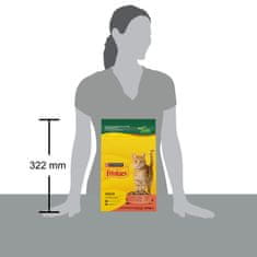 Friskies Adult suha hrana za mačke, govedina, piščanec in zelenjava, 4 x 1,5kg