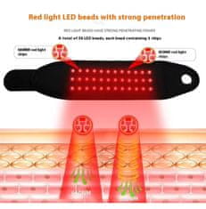 LUMOTHERA LED pas z rdečo svetlobno terapijo (660nm + 850nm) RED LIGHT THERAPY