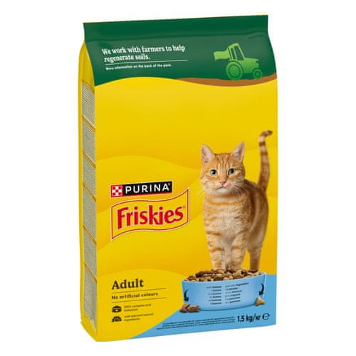 FRISKIES Adult mačja hrana z lososom