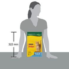 Friskies Adult suha hrana za mačke, losos in zelenjava, 4 x 1,5kg