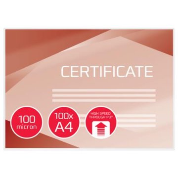 GBC Žepki za laminiranje za hitro laminiranje, 100 mic (100)