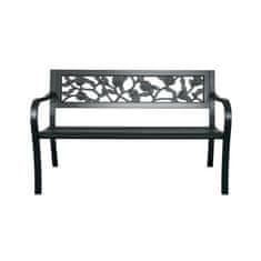 Aga Kovinska vrtna klop 125x53x77 cm