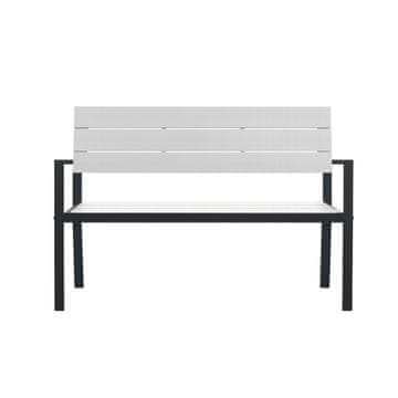 Aga Vrtna klop 118x54x77 cm Siva