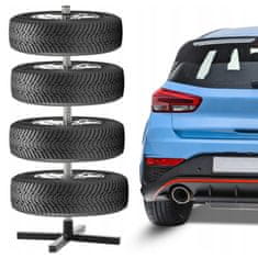 Aga Stojalo za pnevmatike 45x45x105 cm