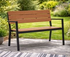 Aga Vrtna klop 118x54x77 Rjava