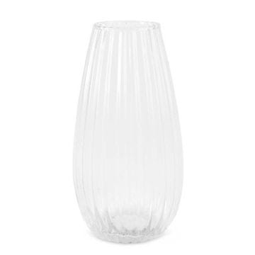 Mhome Vaza Linea 12xh26cm / steklo