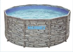 Marimex Nadzemni bazen Marimex Florida 3,05 x 0,91 m, kamniti videz, brez dodatkov